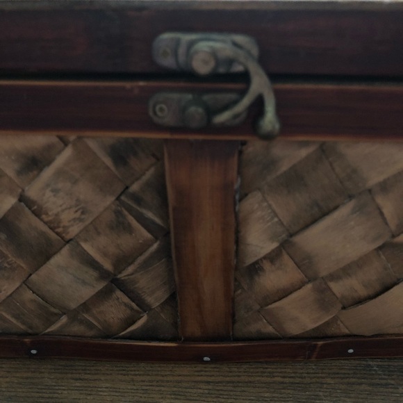 🎄 Wood box with apple And braided details Farmhouse - Picture 4 of 9